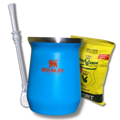 Mate Azufre + Bombilla + Yerba Mate
